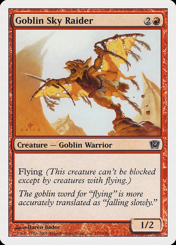 Goblin Sky Raider [Ninth Edition] | Gear Gaming Bentonville