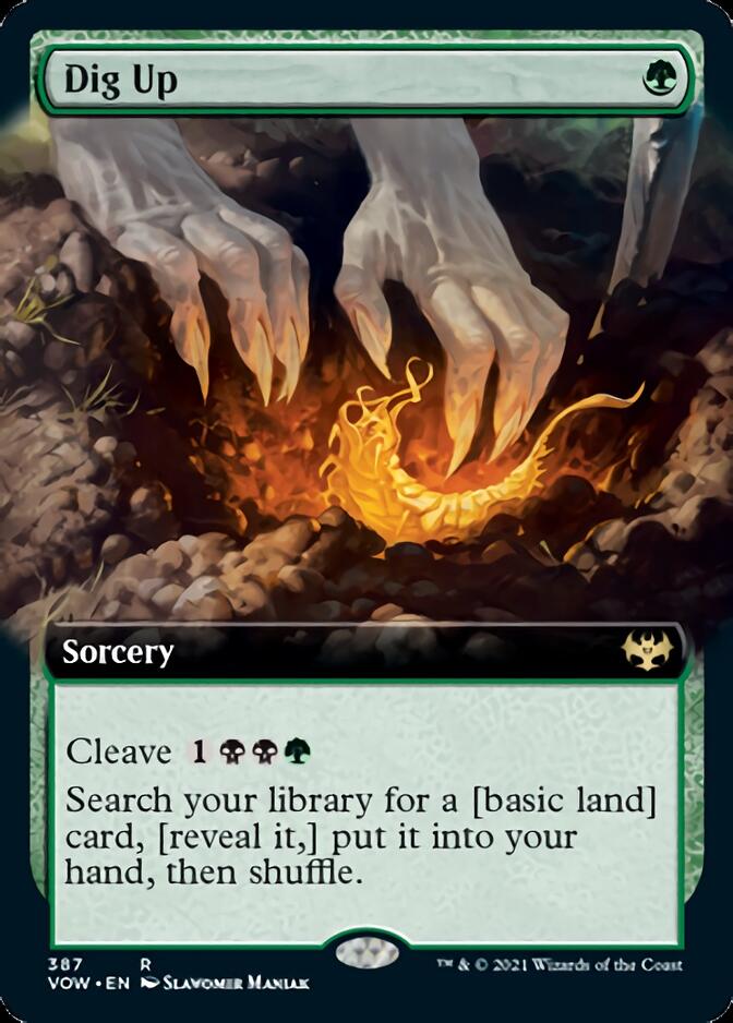 Dig Up (Extended Art) [Innistrad: Crimson Vow] | Gear Gaming Bentonville