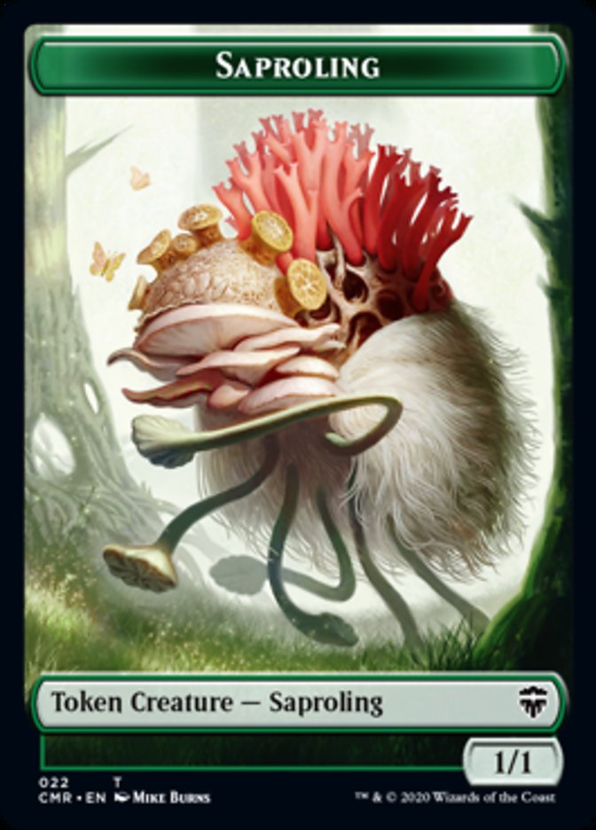 Copy (023) // Saproling Double-Sided Token [Commander Legends Tokens] | Gear Gaming Bentonville
