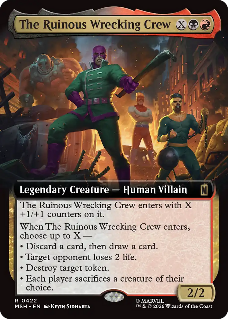 The Ruinous Wrecking Crew (Extended Art) [Marvel Super Heroes] | Gear Gaming Bentonville