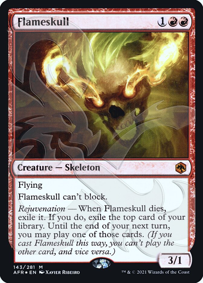 Flameskull (Ampersand Promo) [Dungeons & Dragons: Adventures in the Forgotten Realms Promos] | Gear Gaming Bentonville