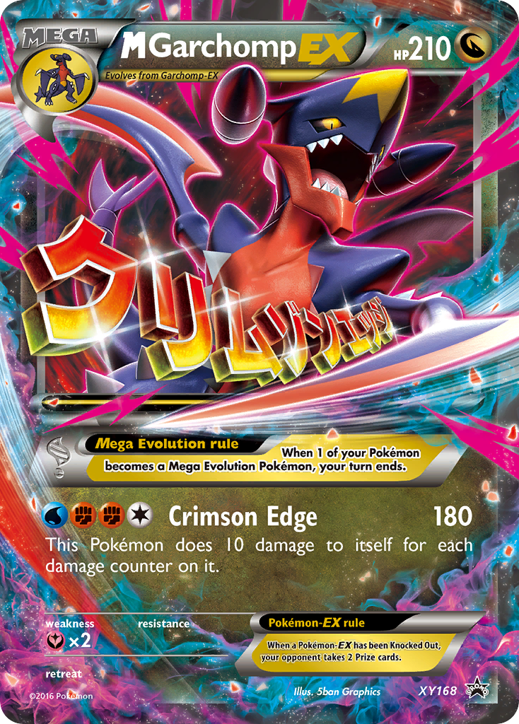 M Garchomp EX (XY168) [XY: Black Star Promos] | Gear Gaming Bentonville