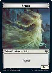 Bird // Spirit Double-Sided Token [Starter Commander Decks] | Gear Gaming Bentonville