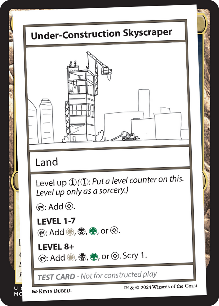 Under-Construction Skyscraper [Mystery Booster 2 Playtest Cards] | Gear Gaming Bentonville