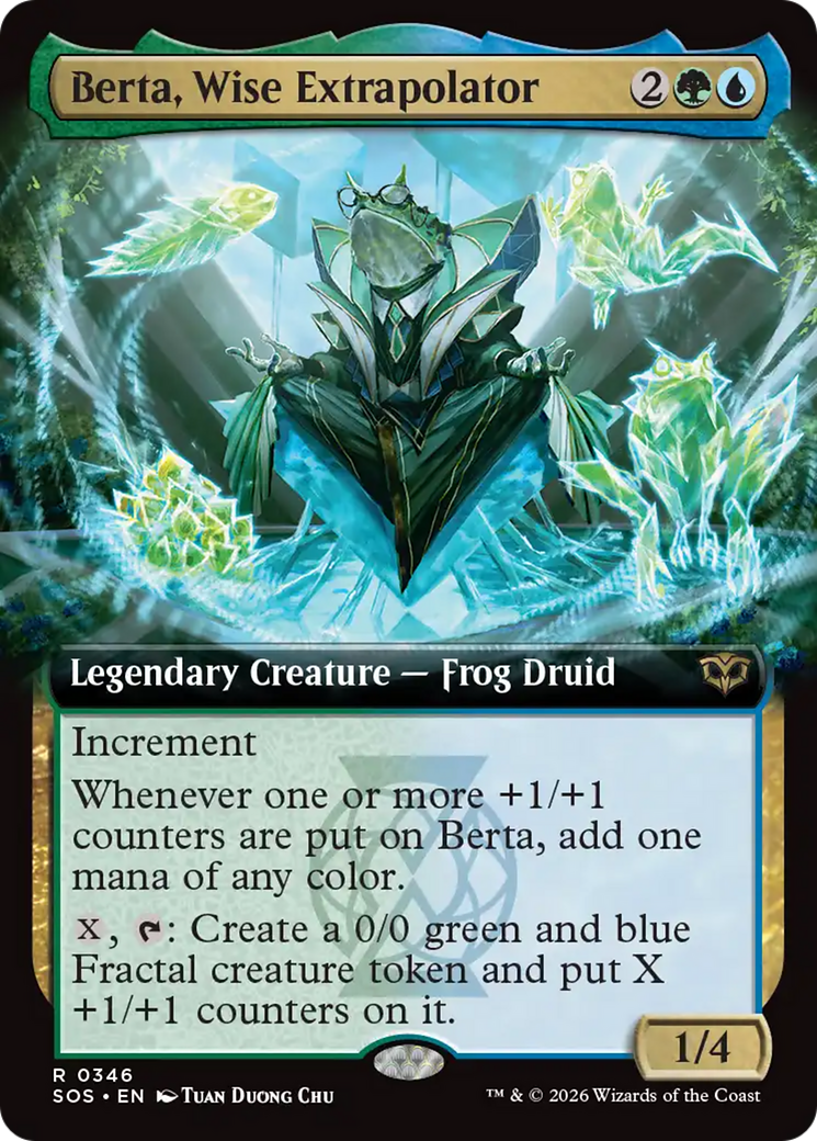 Berta, Wise Extrapolator (Extended Art) [Secrets of Strixhaven] | Gear Gaming Bentonville