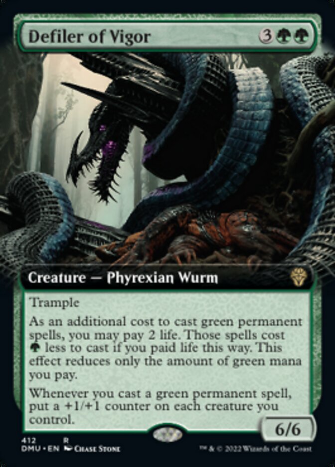 Defiler of Vigor (Extended Art) [Dominaria United] | Gear Gaming Bentonville
