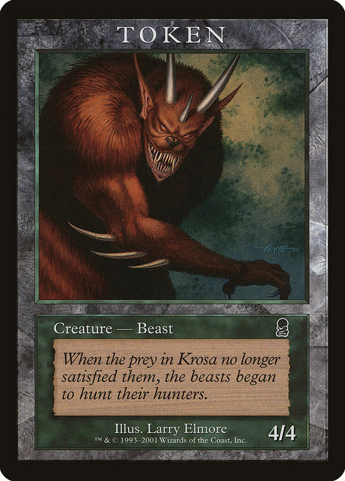 Beast Token [Magic Player Rewards 2001] | Gear Gaming Bentonville