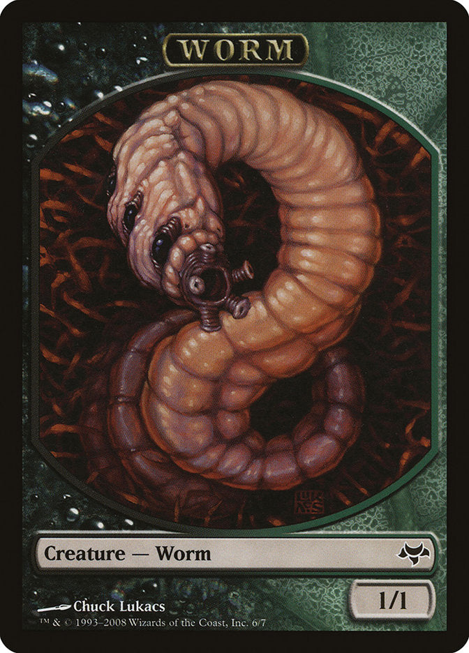 Worm Token [Eventide Tokens] | Gear Gaming Bentonville