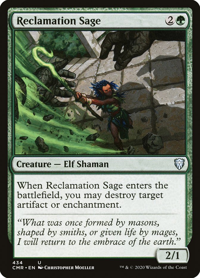 Reclamation Sage (434) [Commander Legends] | Gear Gaming Bentonville