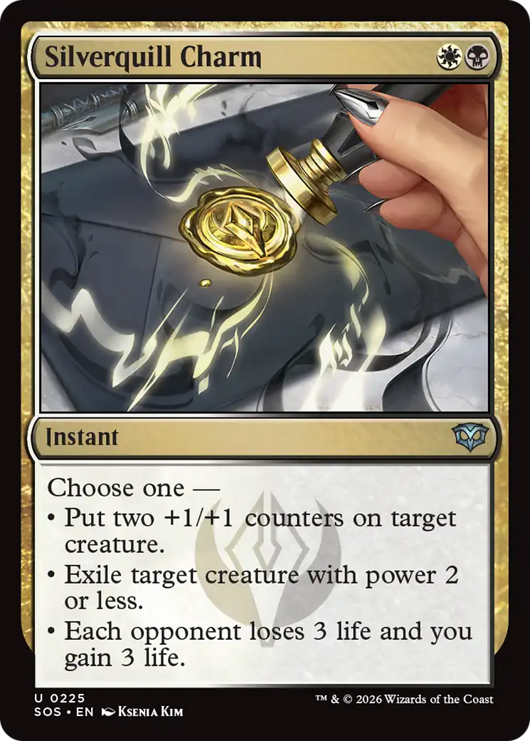 Silverquill Charm [Secrets of Strixhaven] | Gear Gaming Bentonville