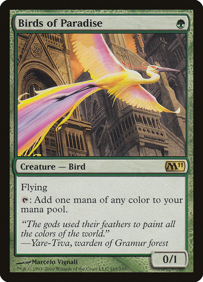 Birds of Paradise [Magic 2011] | Gear Gaming Bentonville
