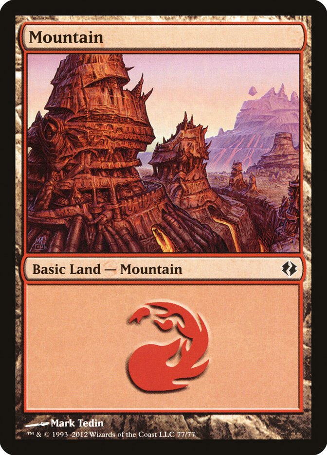Mountain (77) [Duel Decks: Venser vs. Koth] | Gear Gaming Bentonville