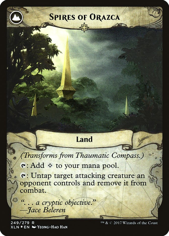 Thaumatic Compass // Spires of Orazca [Ixalan Prerelease Promos] | Gear Gaming Bentonville