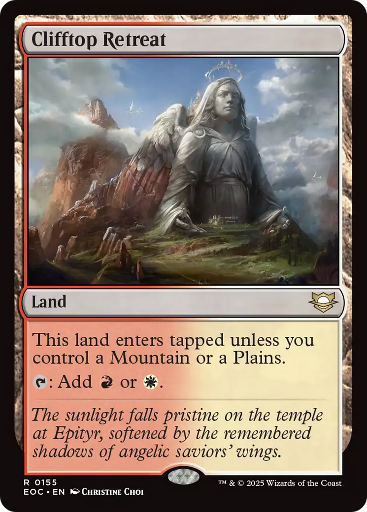 Clifftop Retreat [Edge of Eternities Commander] | Gear Gaming Bentonville