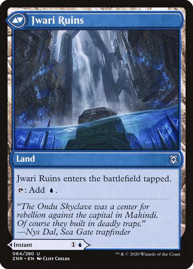 Jwari Disruption // Jwari Ruins [Zendikar Rising] | Gear Gaming Bentonville