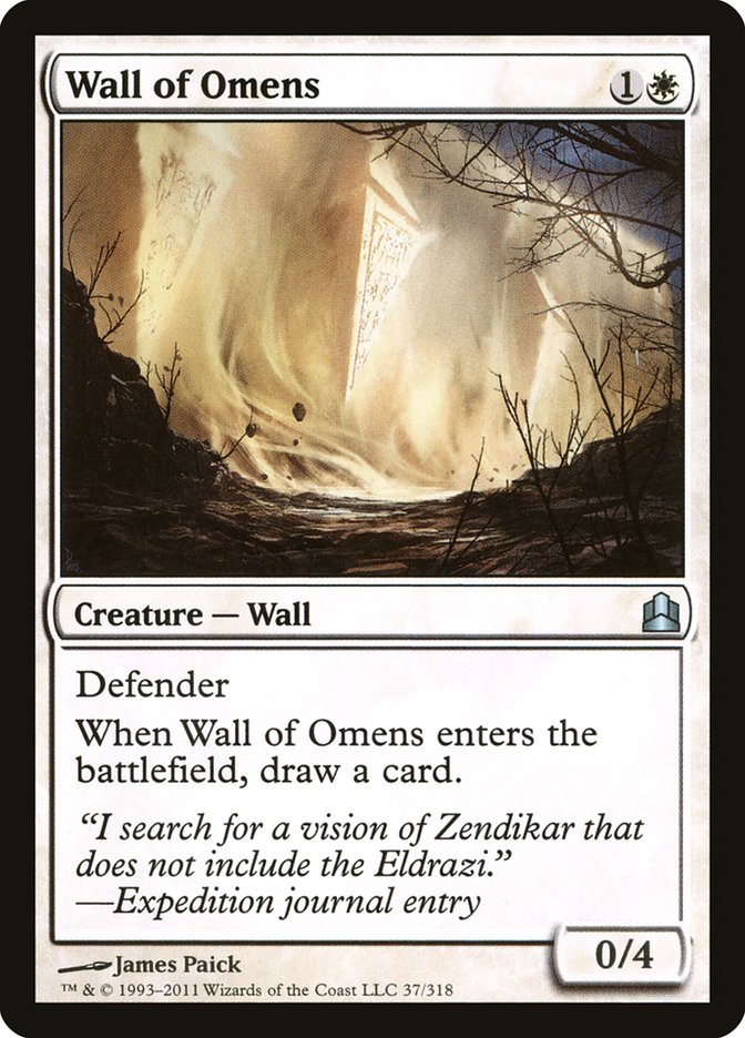 Wall of Omens [Commander 2011] | Gear Gaming Bentonville