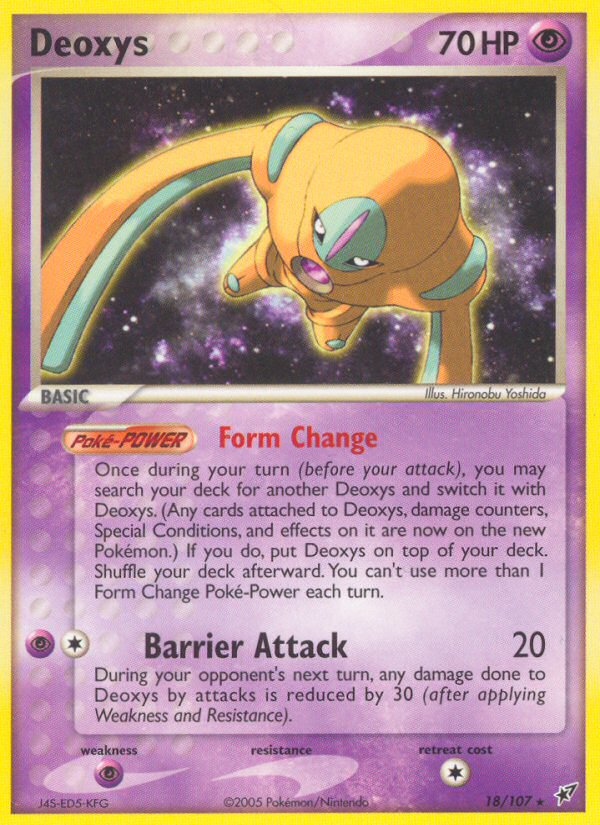 Deoxys (18/107) [EX: Deoxys] | Gear Gaming Bentonville