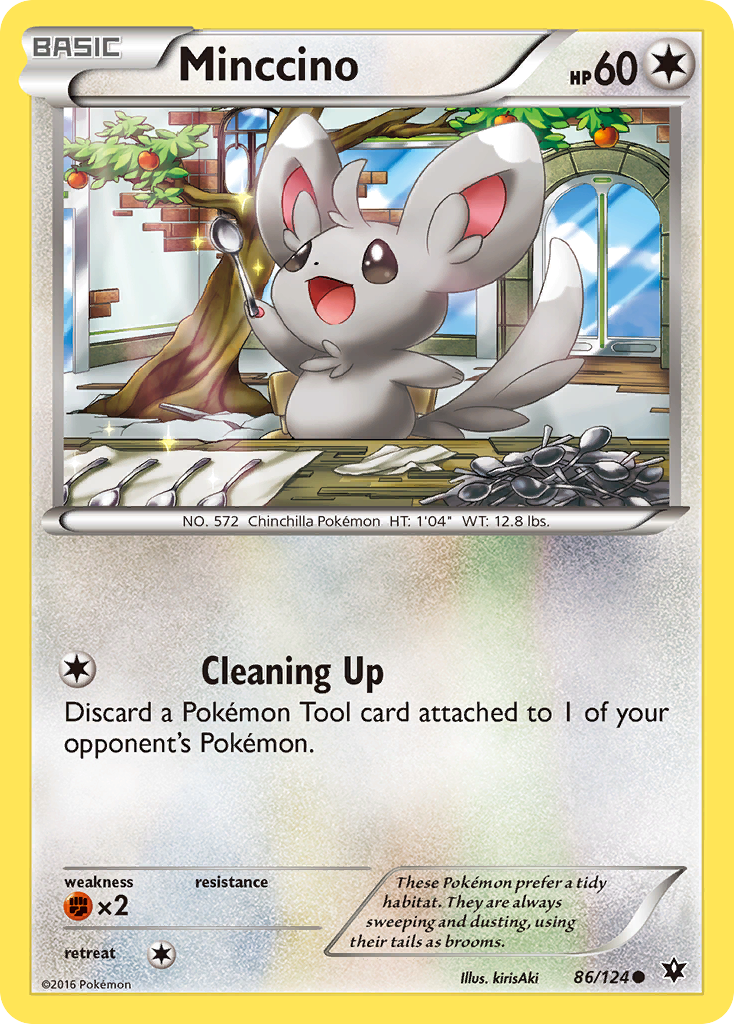 Minccino (86/124) [XY: Fates Collide] | Gear Gaming Bentonville