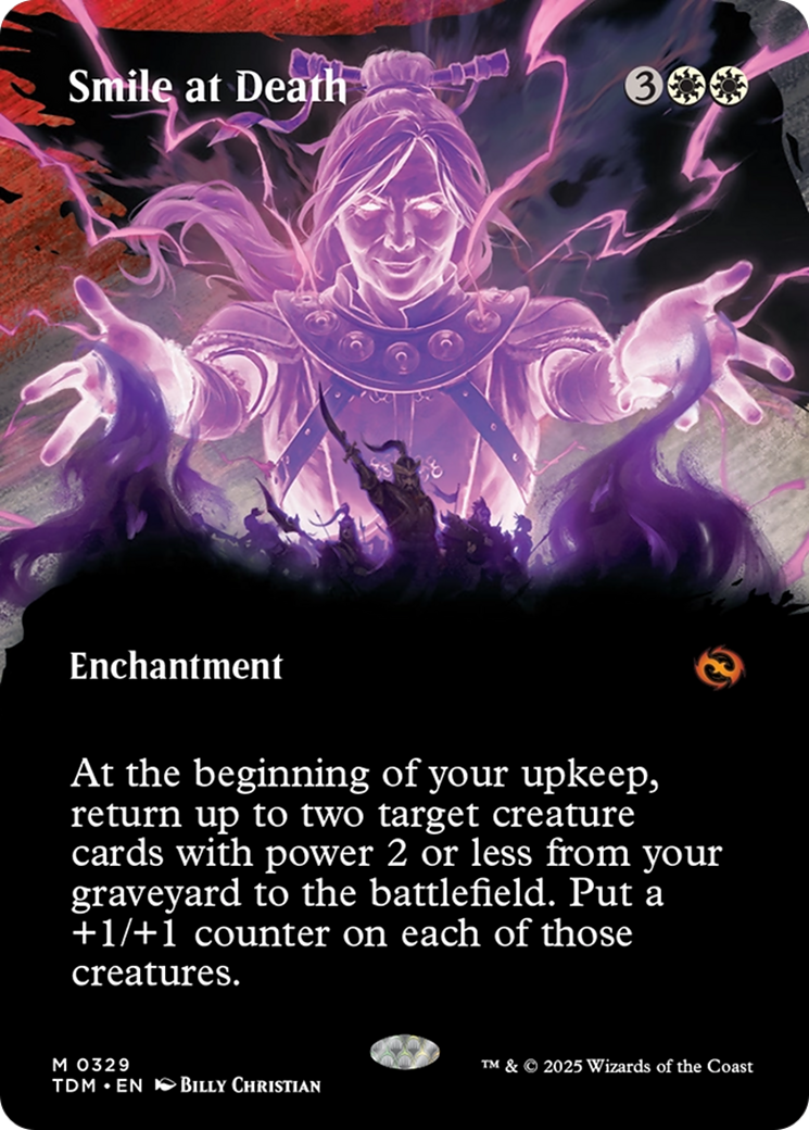 Smile at Death (Borderless) [Tarkir: Dragonstorm] | Gear Gaming Bentonville