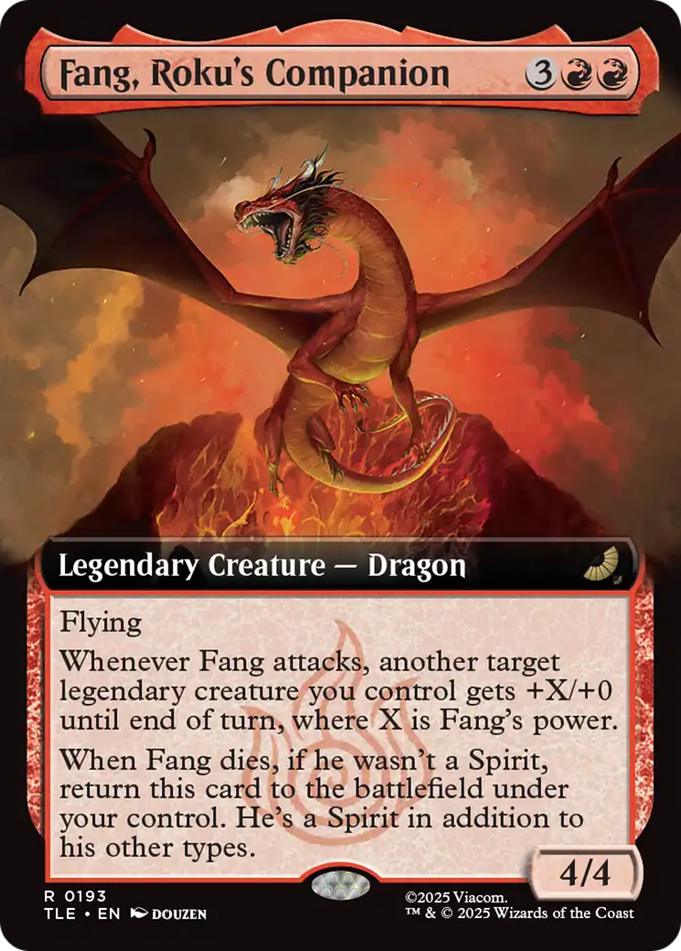 Fang, Roku's Companion (Extended Art) [Avatar: The Last Airbender: Eternal-Legal] | Gear Gaming Bentonville