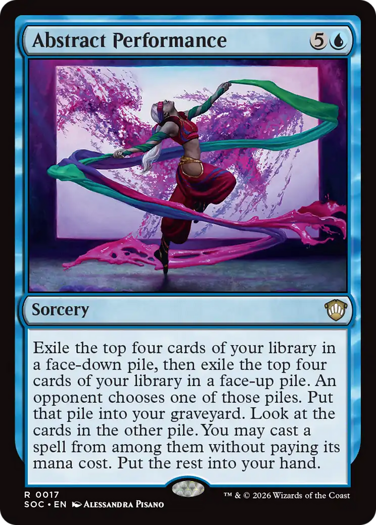 Abstract Performance [Secrets of Strixhaven Commander] | Gear Gaming Bentonville