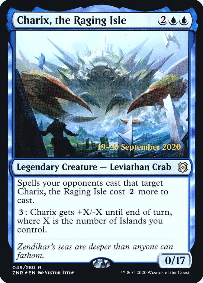 Charix, the Raging Isle [Zendikar Rising Prerelease Promos] | Gear Gaming Bentonville