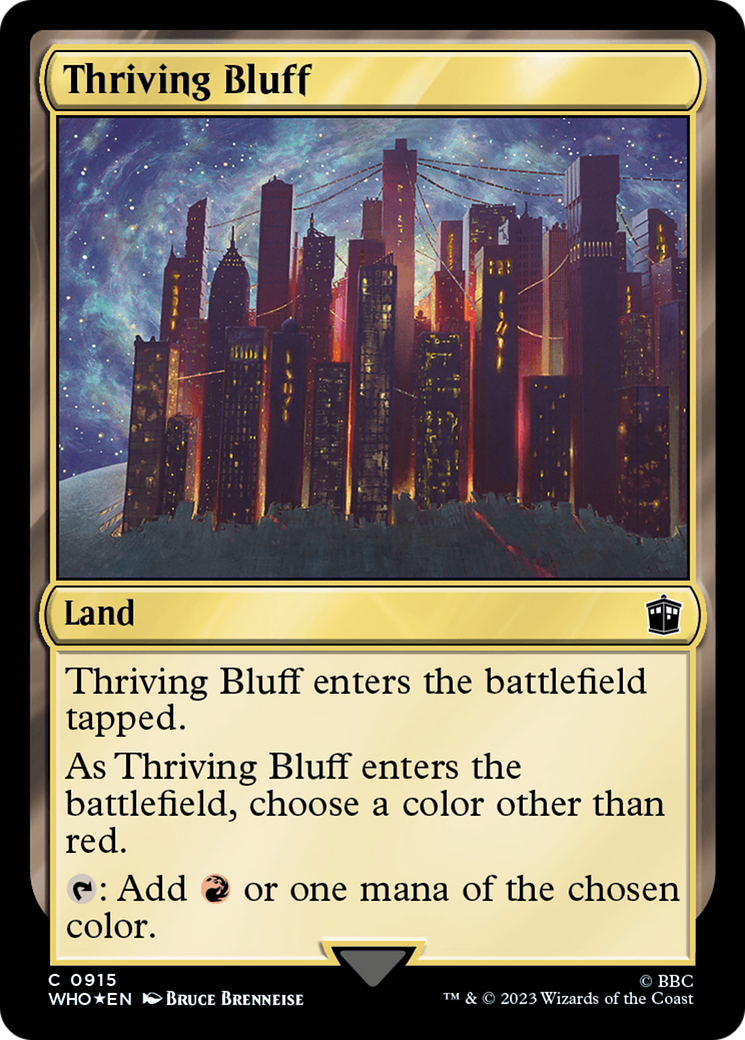Thriving Bluff (Surge Foil) [Doctor Who] | Gear Gaming Bentonville