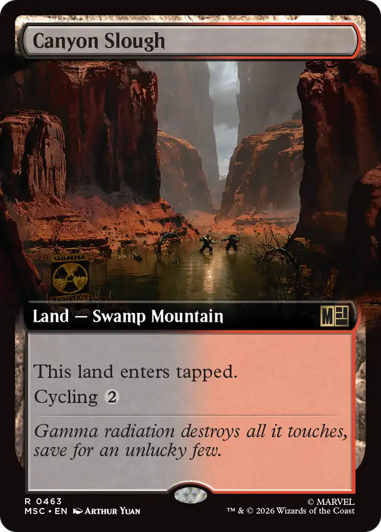 Canyon Slough (Extended Art) [Marvel Super Heroes Commander] | Gear Gaming Bentonville