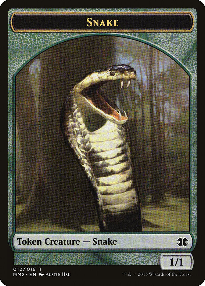 Snake Token [Modern Masters 2015 Tokens] | Gear Gaming Bentonville