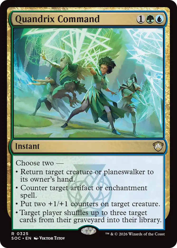 Quandrix Command [Secrets of Strixhaven Commander] | Gear Gaming Bentonville