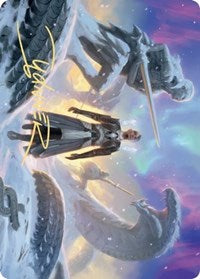 Search for Glory Art Card (Gold-Stamped Signature) [Kaldheim Art Series] | Gear Gaming Bentonville