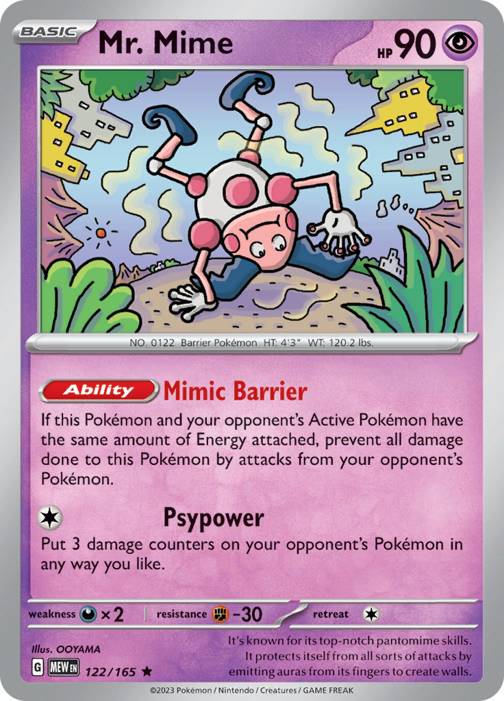 Mr. Mime (122/165) [Scarlet & Violet: 151] | Gear Gaming Bentonville