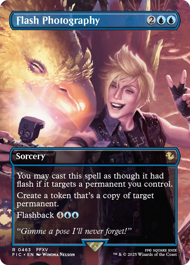 Flash Photography (Borderless) [FINAL FANTASY Commander] | Gear Gaming Bentonville