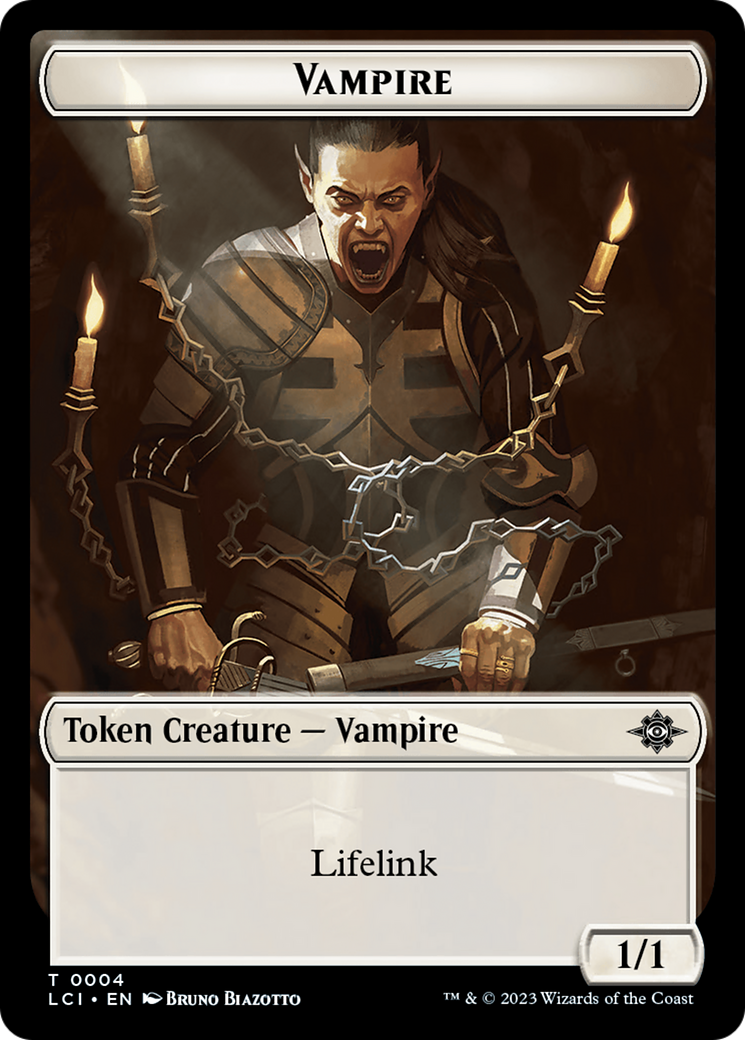 Vampire // Bat Double-Sided Token [The Lost Caverns of Ixalan Tokens] | Gear Gaming Bentonville