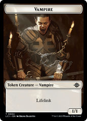 Vampire // Spirit Double-Sided Token [The Lost Caverns of Ixalan Tokens] | Gear Gaming Bentonville