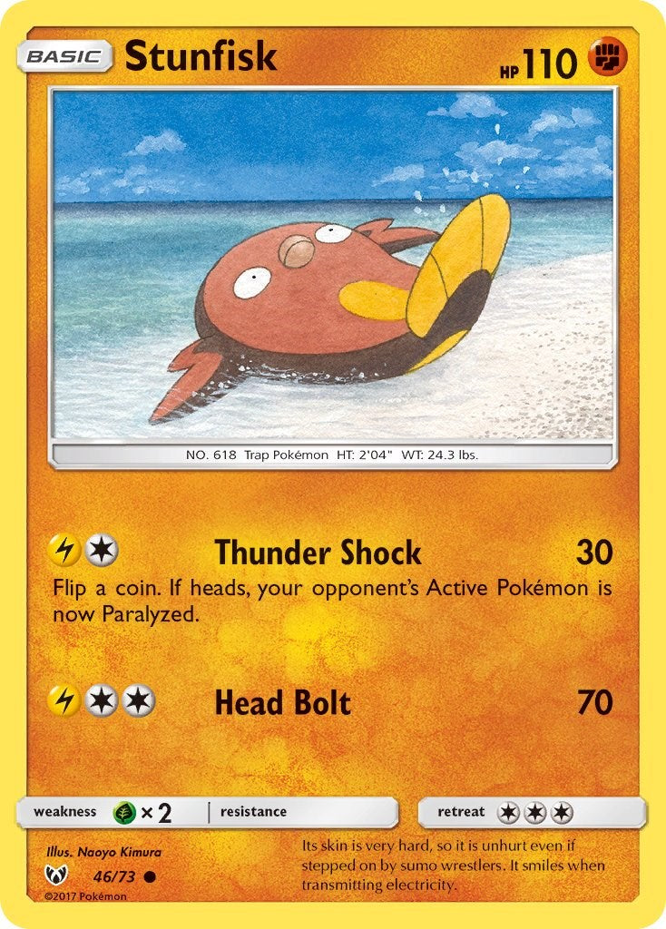 Stunfisk (46/73) [Sun & Moon: Shining Legends] | Gear Gaming Bentonville