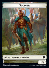 Cat // Soldier Double-Sided Token [Commander Legends Tokens] | Gear Gaming Bentonville
