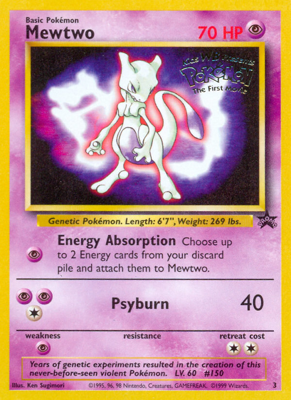 Mewtwo (3) [Wizards of the Coast: Black Star Promos] | Gear Gaming Bentonville