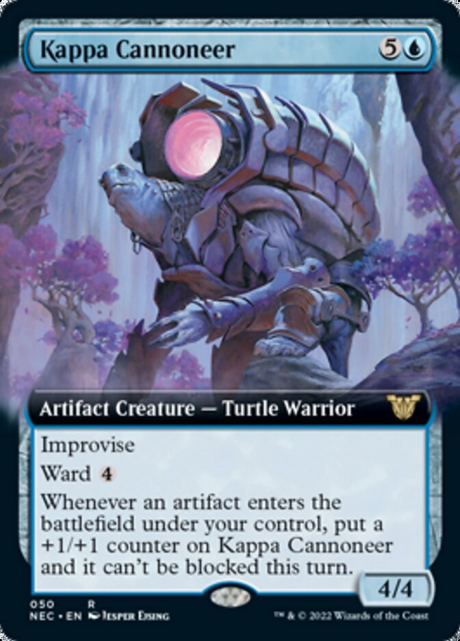 Kappa Cannoneer (Extended Art) [Kamigawa: Neon Dynasty Commander] | Gear Gaming Bentonville