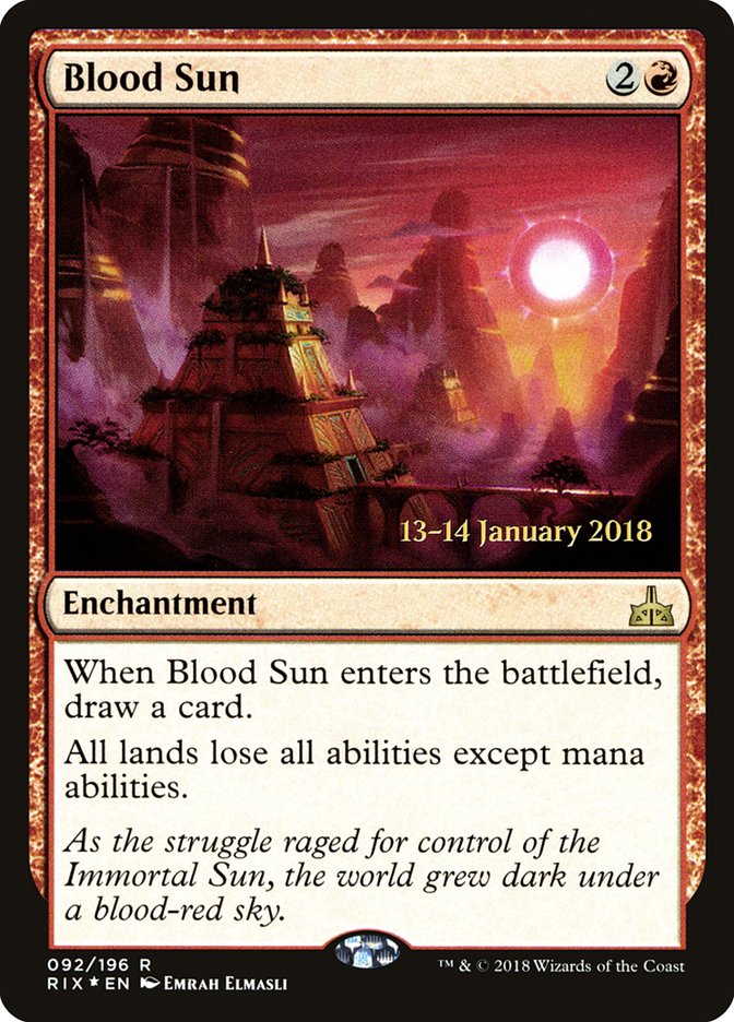Blood Sun [Rivals of Ixalan Prerelease Promos] | Gear Gaming Bentonville