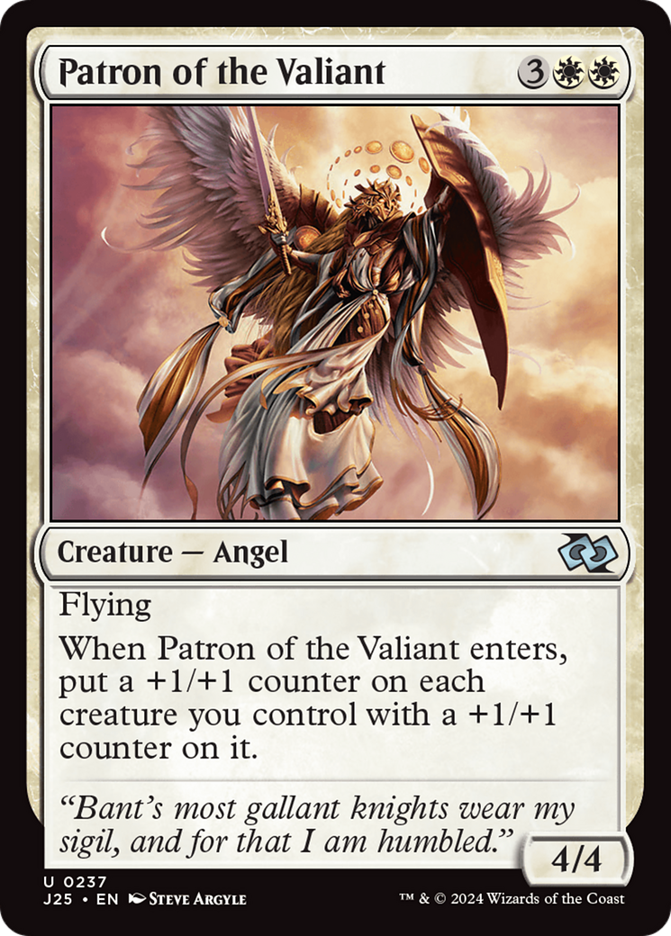 Patron of the Valiant [Foundations Jumpstart] | Gear Gaming Bentonville