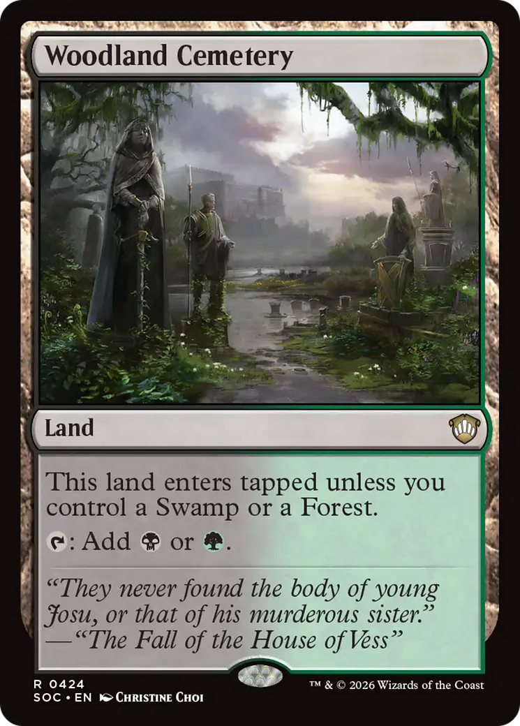 Woodland Cemetery [Secrets of Strixhaven Commander] | Gear Gaming Bentonville
