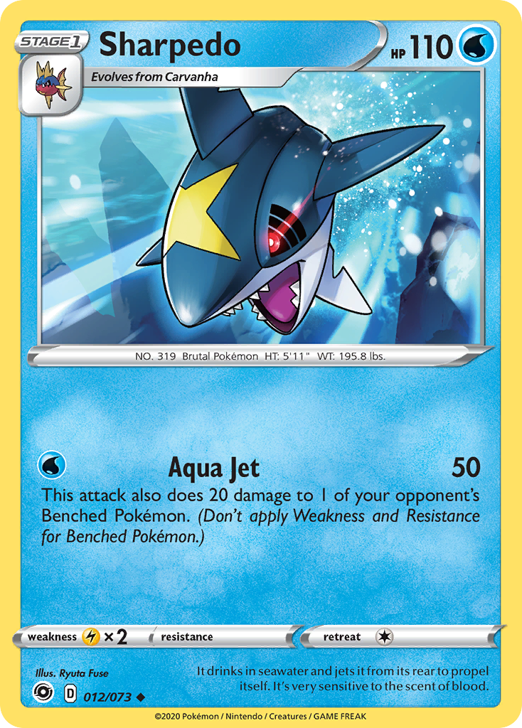 Sharpedo (012/073) [Sword & Shield: Champion's Path] | Gear Gaming Bentonville