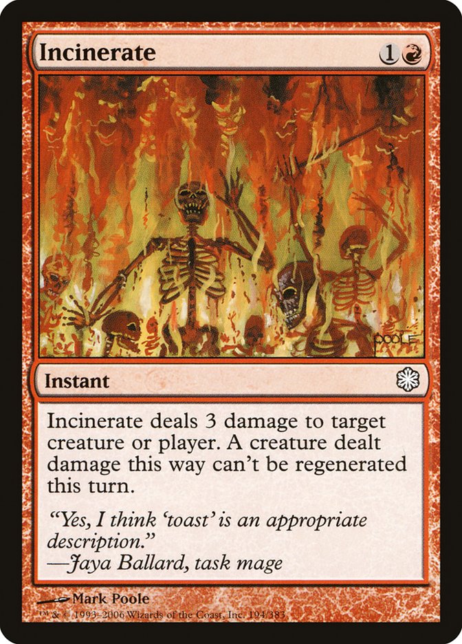 Incinerate [Coldsnap Theme Decks] | Gear Gaming Bentonville
