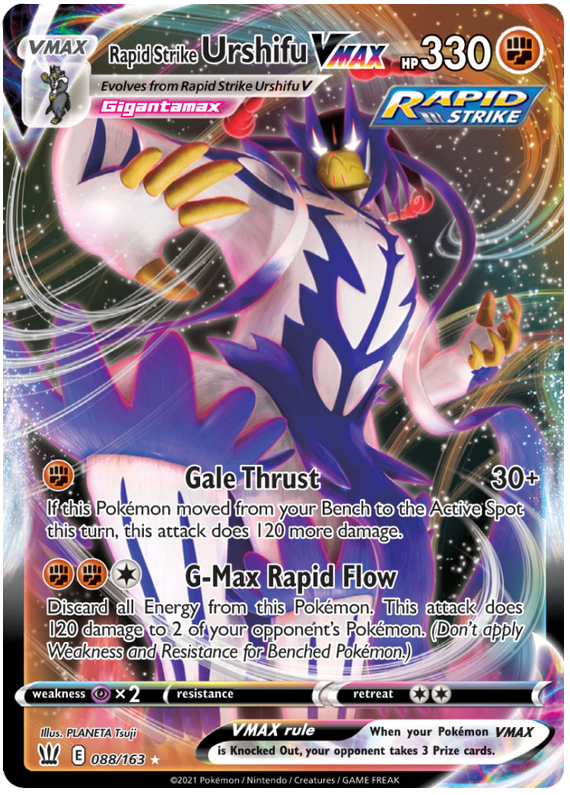 Rapid Strike Urshifu VMAX (088/163) (Jumbo Card) [Sword & Shield: Battle Styles] | Gear Gaming Bentonville