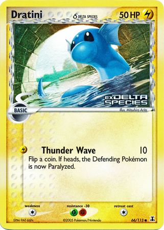 Dratini (66/113) (Delta Species) (Stamped) [EX: Delta Species] | Gear Gaming Bentonville