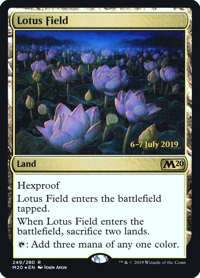 Lotus Field [Core Set 2020 Prerelease Promos] | Gear Gaming Bentonville
