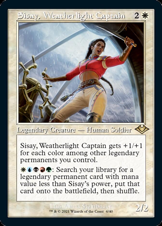 Sisay, Weatherlight Captain (Retro) [Modern Horizons] | Gear Gaming Bentonville