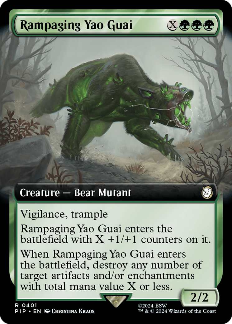 Rampaging Yao Guai (Extended Art) [Fallout] | Gear Gaming Bentonville