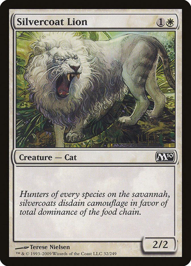 Silvercoat Lion [Magic 2010] | Gear Gaming Bentonville